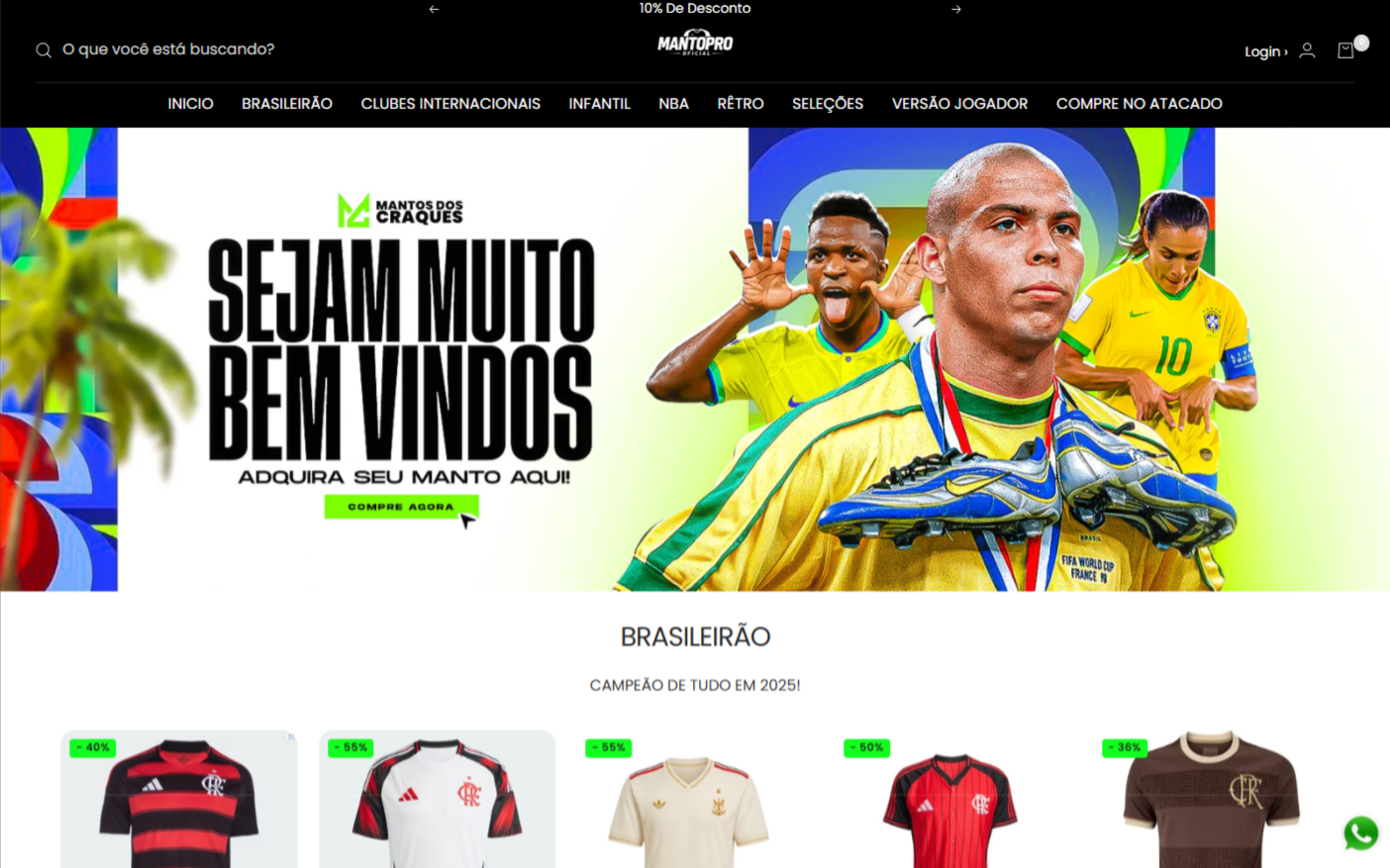 Manto Pro Oficial