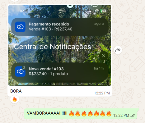 Comprovante de resultado